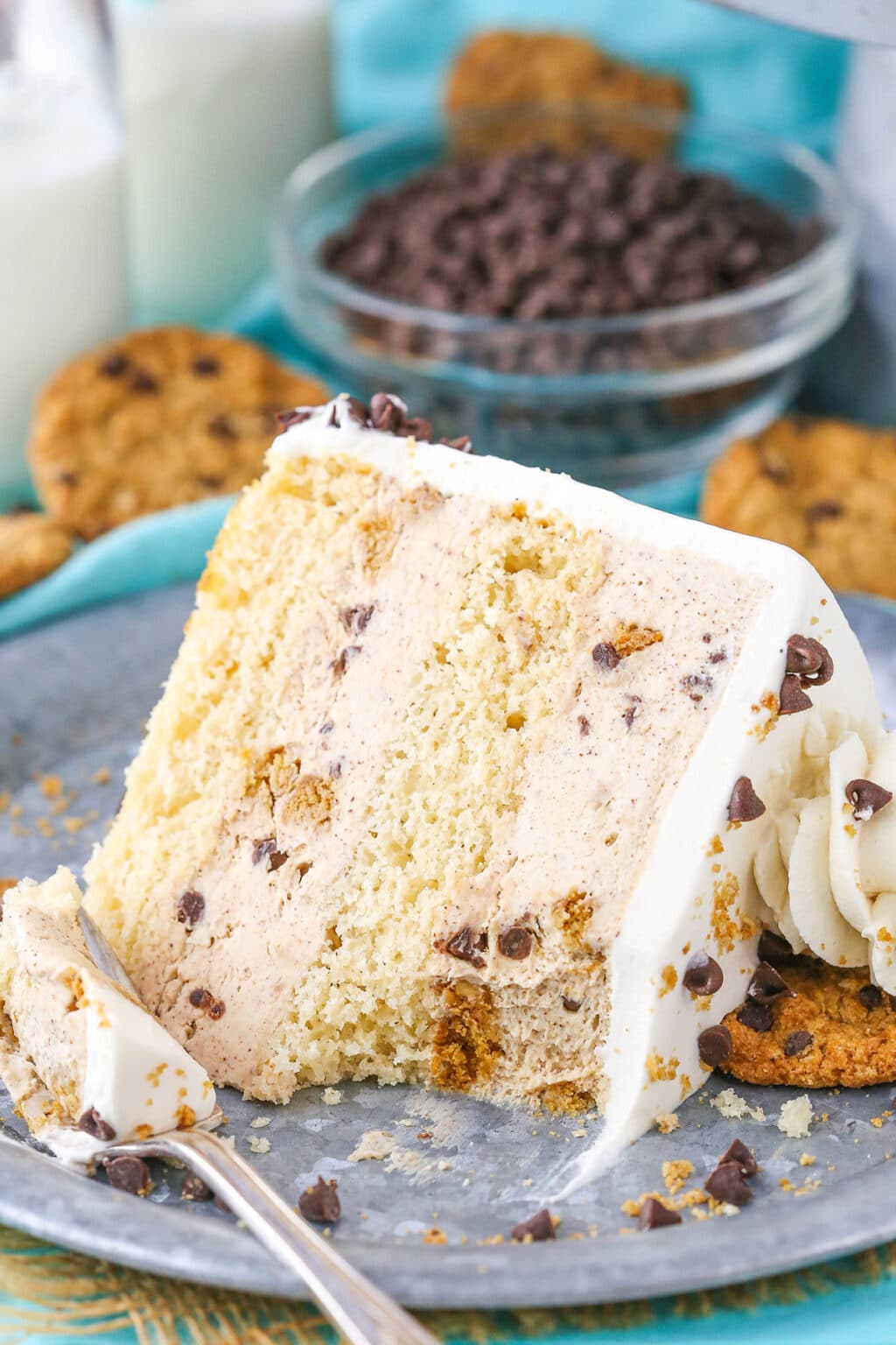 Oatmeal Cookie Ice Cream Cake 