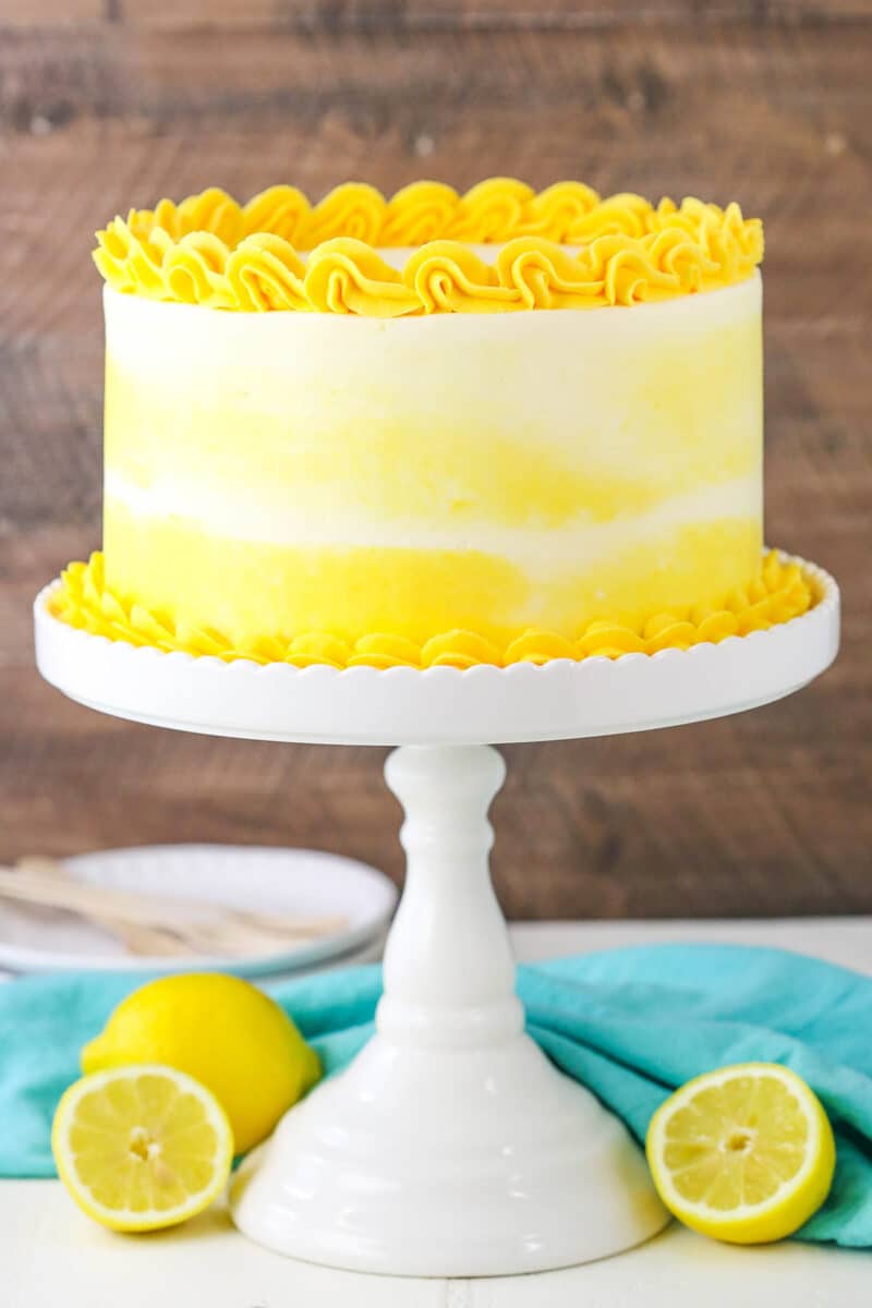 The Ultimate Lemon Layer Cake Recipe | Life Love and Sugar