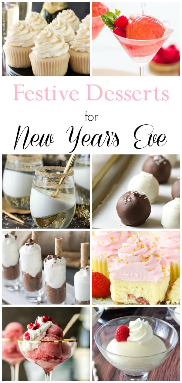 12 Festive New Year&#039;s Eve Desserts - Life Love and Sugar