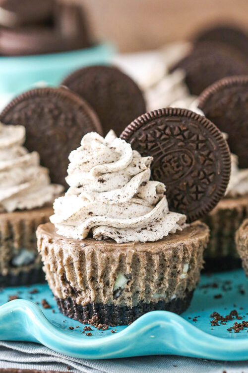 No Bake Mini Oreo Cheesecakes Recipe | Easy Mini Cheesecakes!