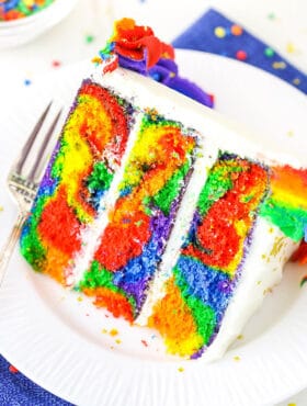 Easy Homemade Rainbow Cake Life Love And Sugar