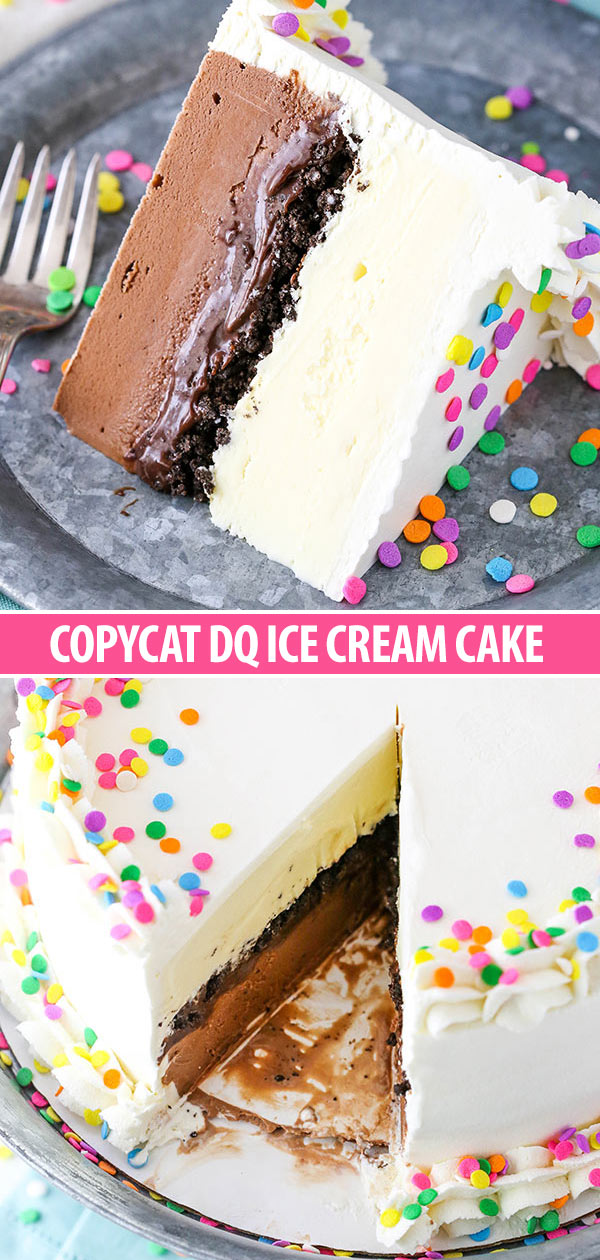 Easy Ice Cream Cake (No-Bake!) - 2 Sisters Recipes by Anna and Liz