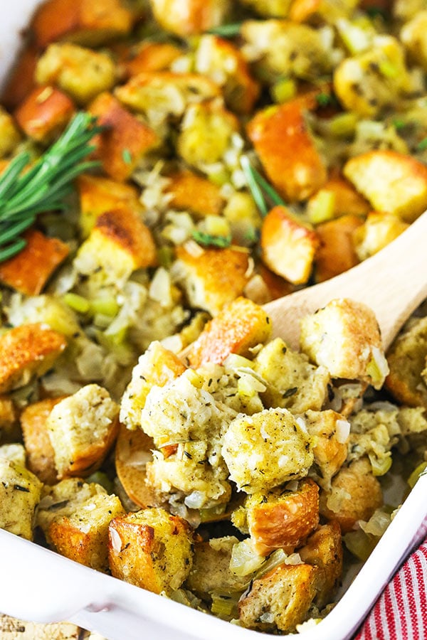 Classic Homemade Stuffing Recipe Thanksgiving Side Dish