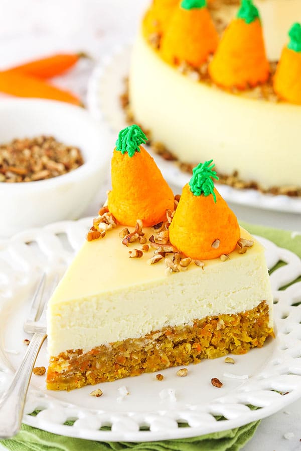 Carrot Cake Cheesecake Recipe Life, Love and Sugar