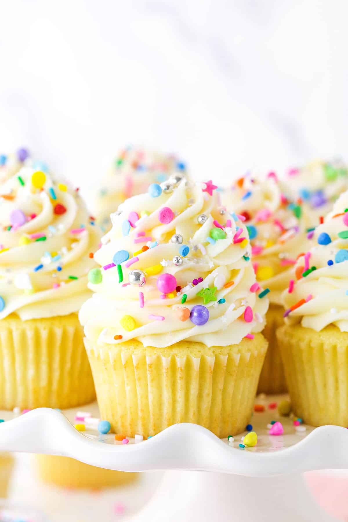 Easy Vanilla Cupcakes | Basic Recipe - Bake Play Smile