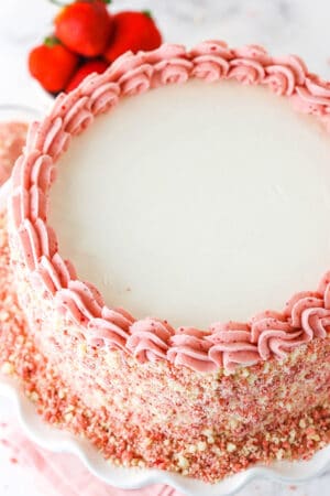 Strawberry Crunch Ice Cream Cake | Life, Love and Sugar