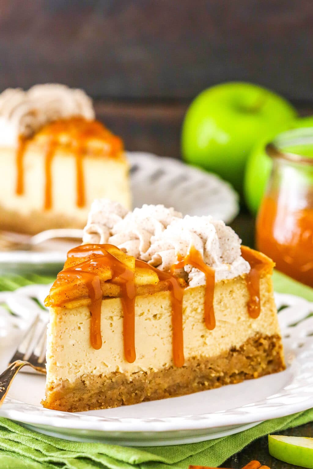 Caramel Apple Blondie Cheesecake Recipe | Life, Love and Sugar