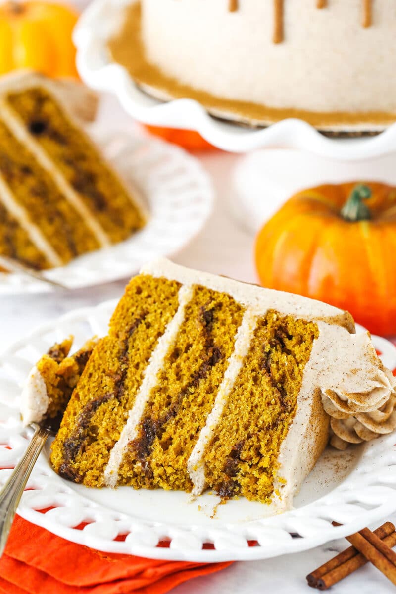 Cinnamon Sugar Pumpkin Swirl Cake | Life, Love & Sugar