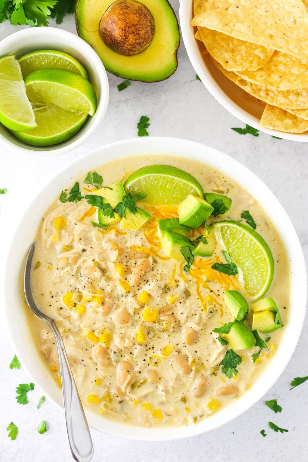 Instant Pot White Chicken Chili - The Best White Chicken Chili Recipe!