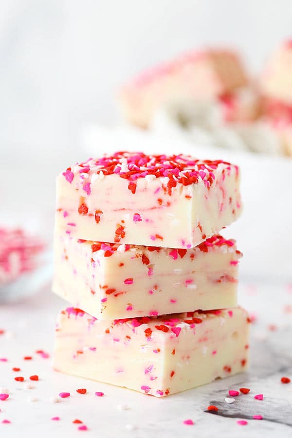 Valentine's Day Fudge - Life Love and Sugar