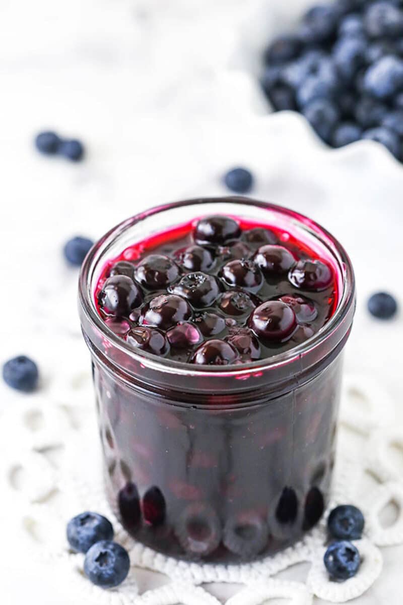 Easy Homemade Blueberry Sauce Recipe | Life Love & Sugar