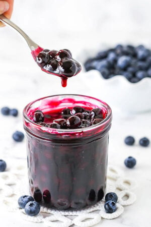 Easy Homemade Blueberry Sauce Recipe | Life Love & Sugar