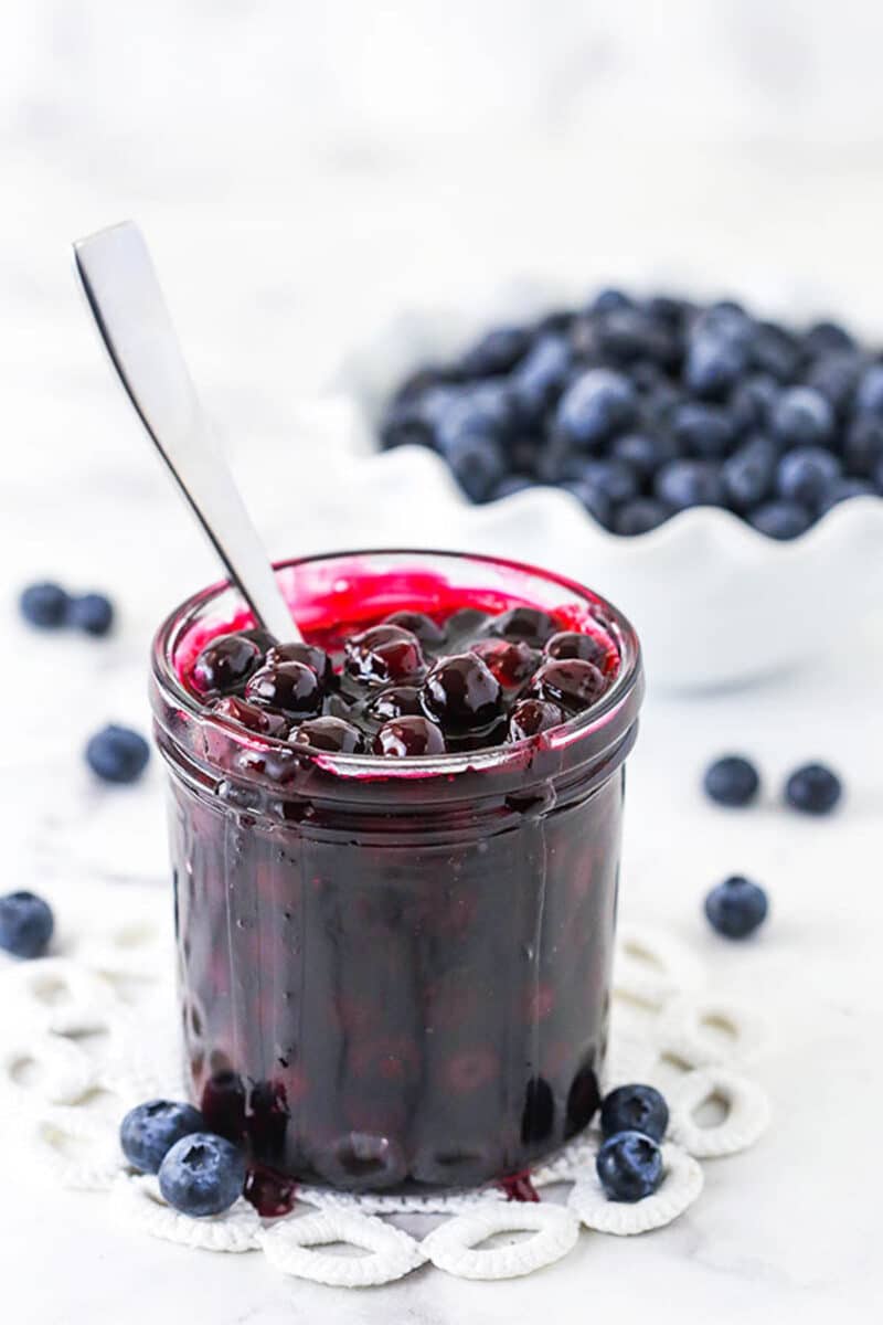 Easy Homemade Blueberry Sauce Recipe | Life Love & Sugar