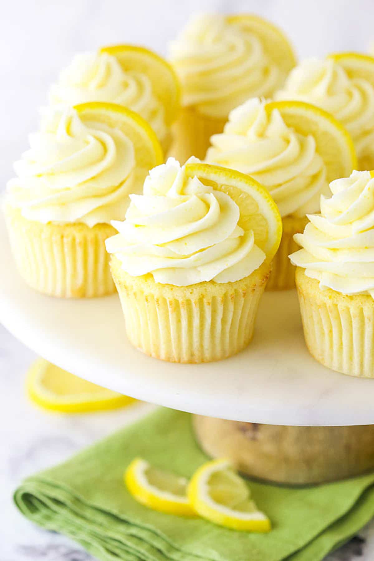 Easy Lemon Cupcakes with Lemon Buttercream | Life Love & Sugar