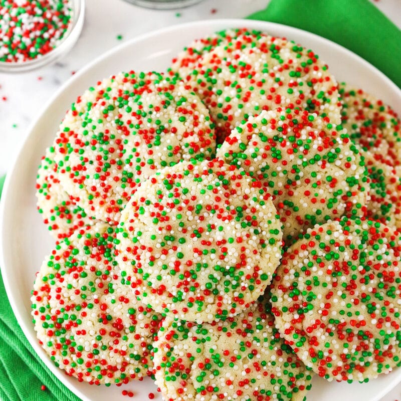 Christmas Cookie Layer Cake - Life Love and Sugar