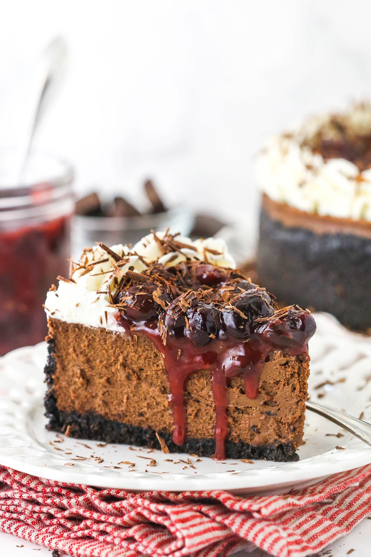 Black Forest Cheesecake - Life Love and Sugar