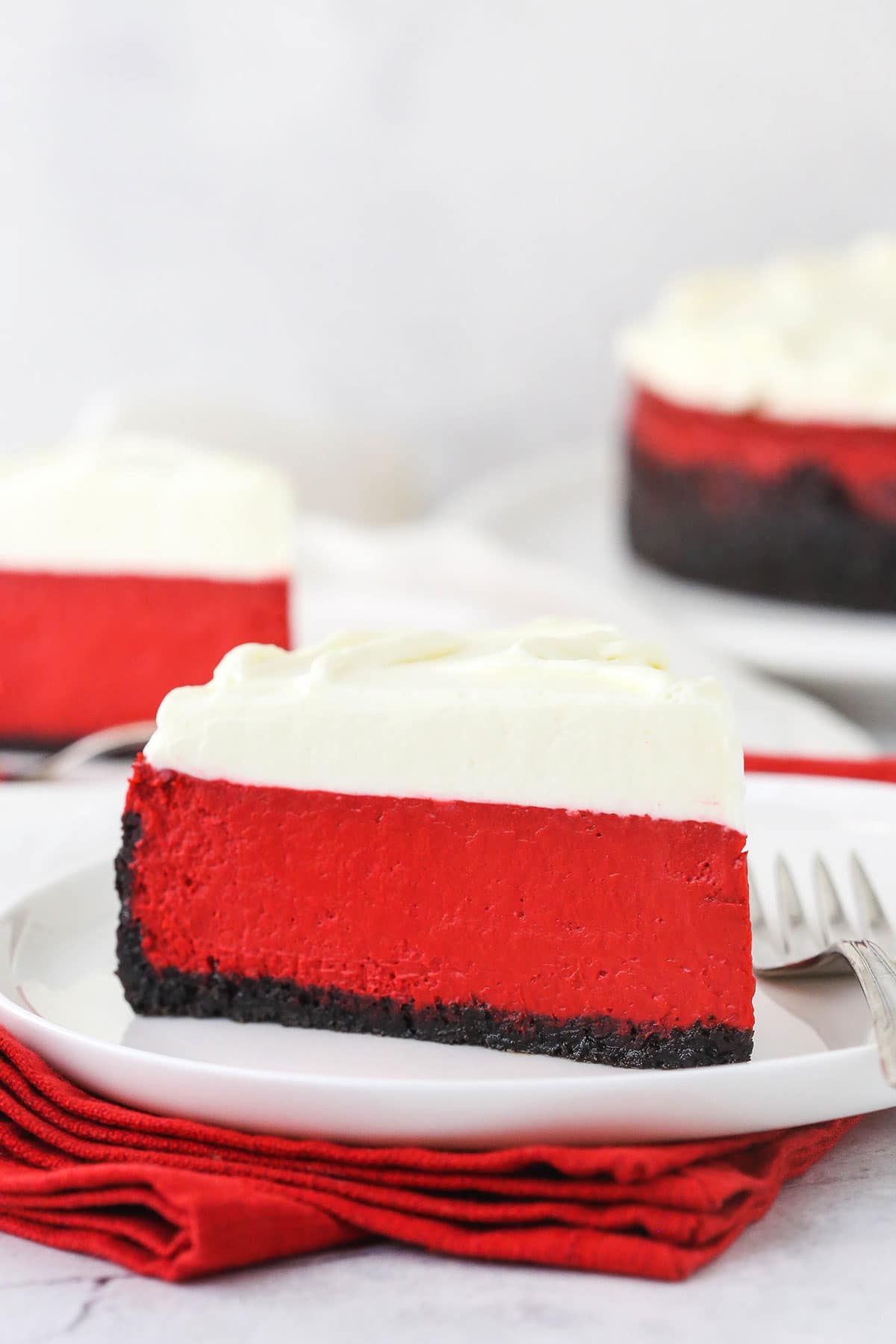 Homemade Red Velvet Cheesecake - Restless Chipotle