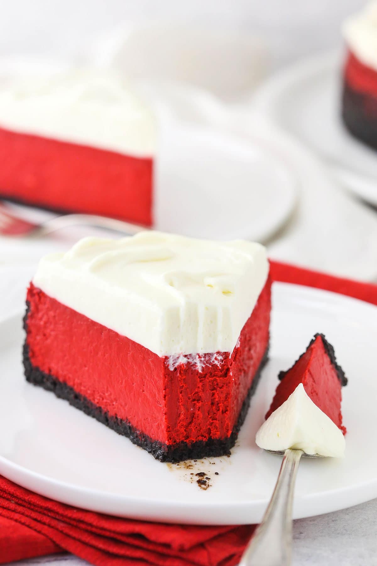 Red Velvet Cheesecake Cake - Recipe Girl
