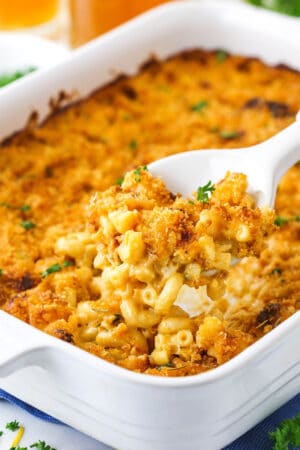 Smokey Beer Macaroni and Cheese - Life Love and Sugar