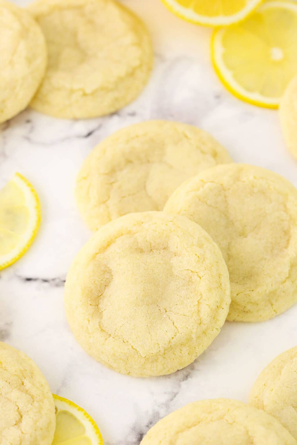 Soft Lemon Sugar Cookies 