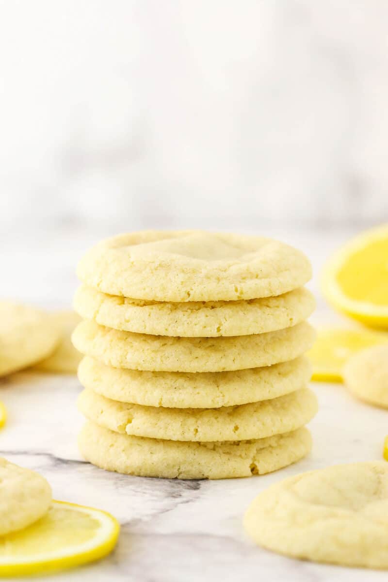 Soft Lemon Sugar Cookies | Life Love & Sugar