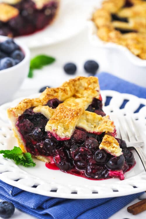 Easy Blueberry Pie | Life Love & Sugar