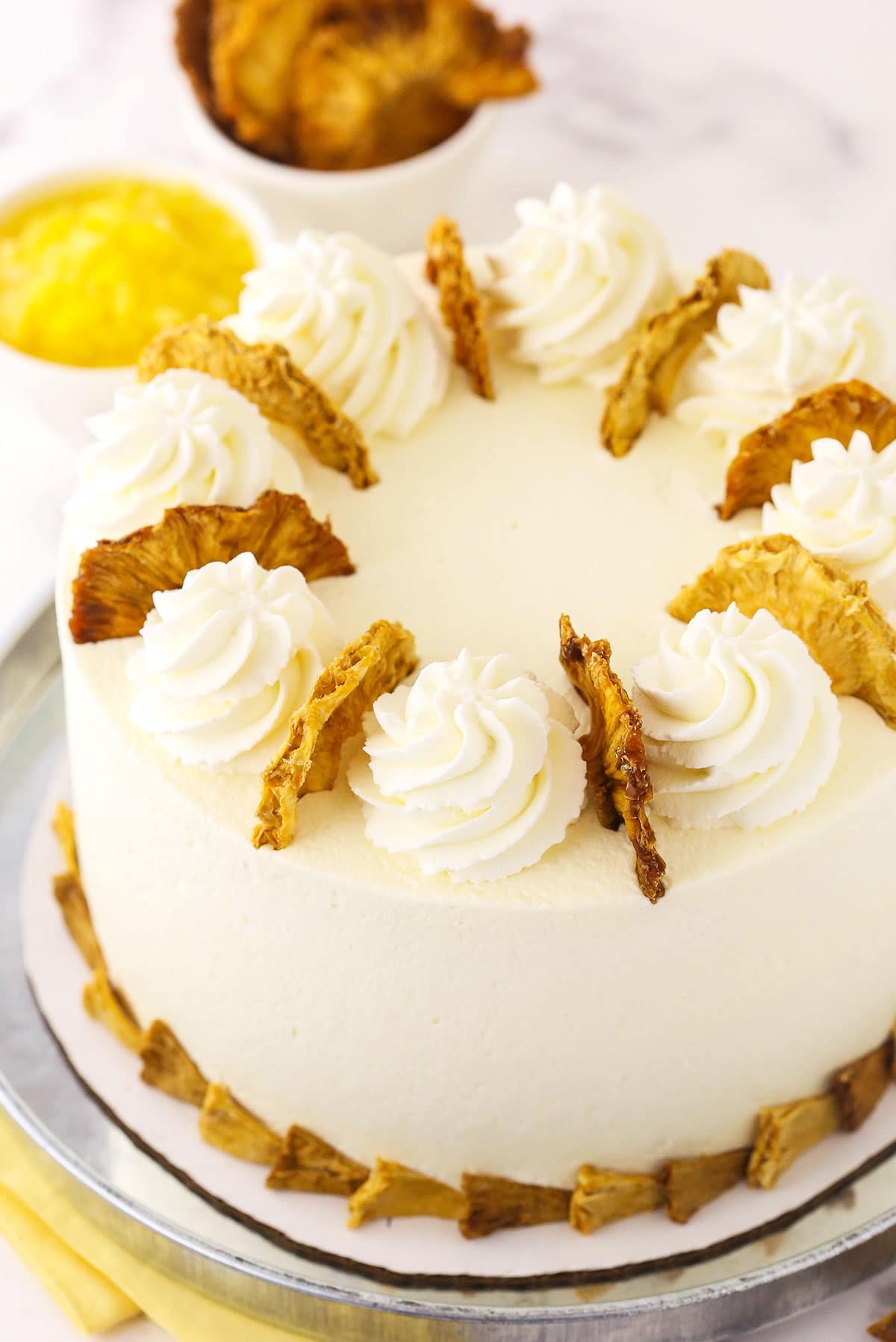 Pineapple Cake | Eggless Cake Recipe | Homemade Pineapple Cake Eggless &  Without Oven - YouTube