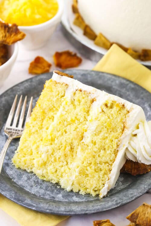 Easy Pineapple Layer Cake | Life Love & Sugar