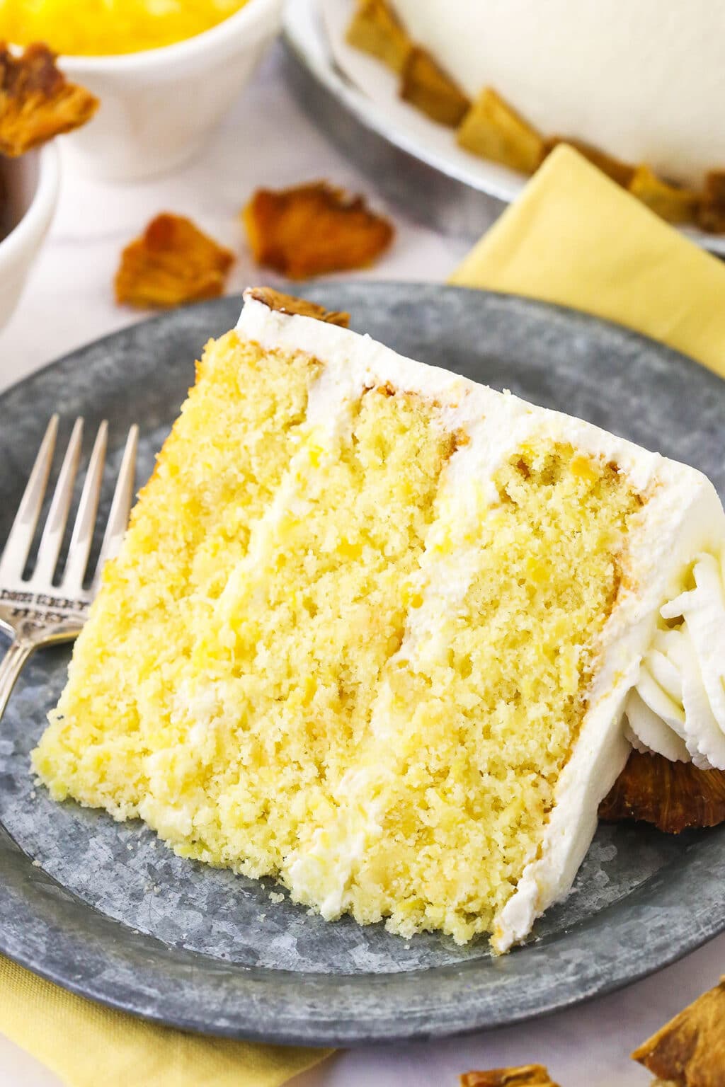 Easy Pineapple Layer Cake | Life Love & Sugar