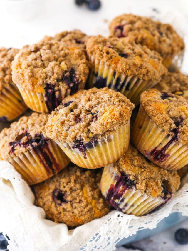 Homemade Blueberry Muffins - Life Love and Sugar