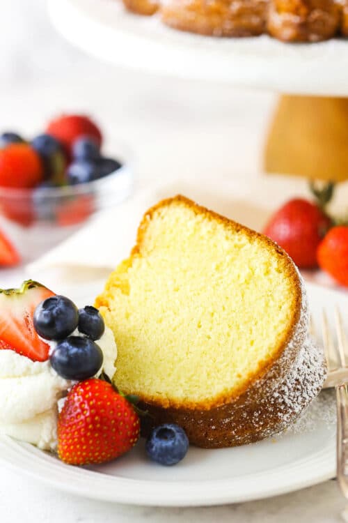 Moist Cream Cheese Pound Cake | Life Love & Sugar