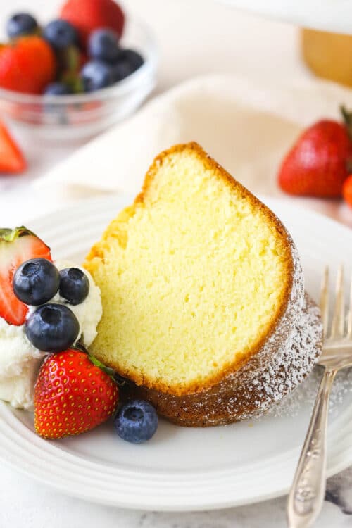 Moist Cream Cheese Pound Cake | Life Love & Sugar