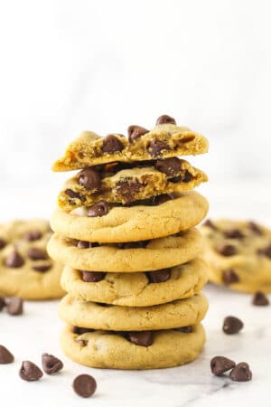 Best Peanut Butter Chocolate Chip Cookies | Life Live & Sugar