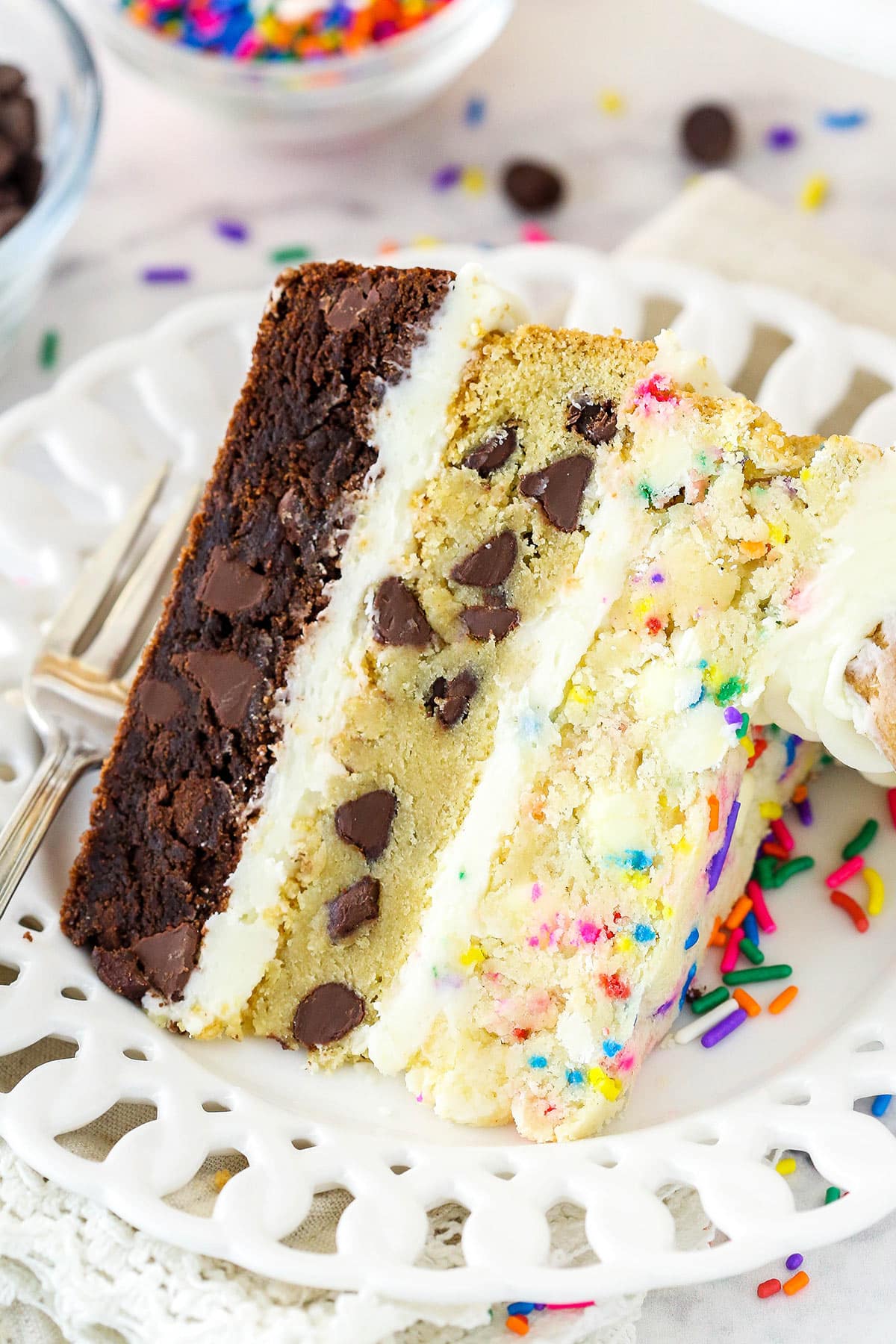 Easy M&M Cake Recipe for July 4th - Mom Loves Baking