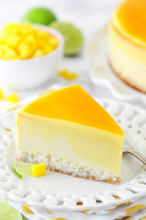 Mango Key Lime Cheesecake - Life Love and Sugar