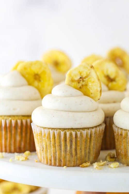 Banana Cupcakes Recipe | Life Love & Sugar