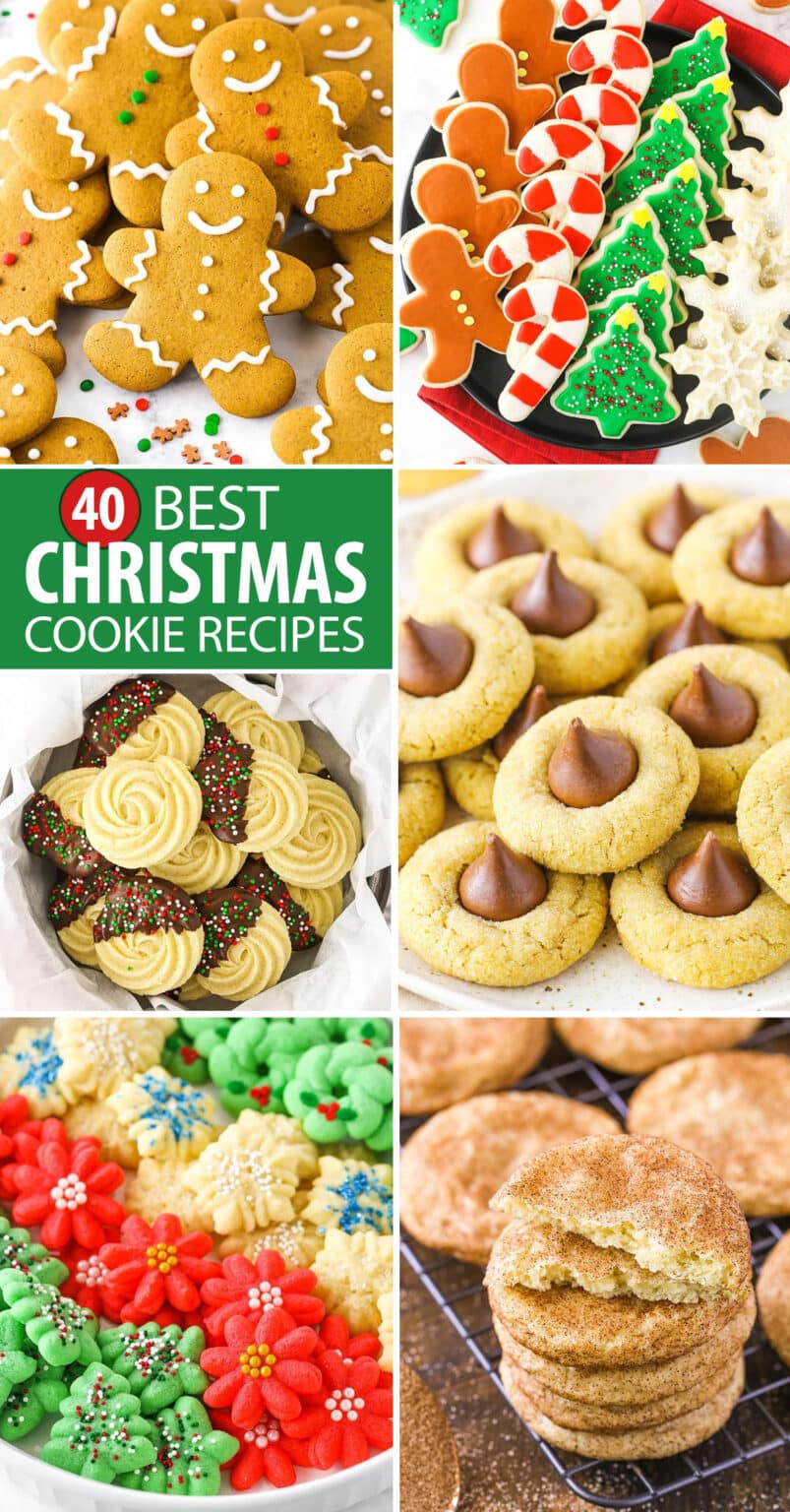 40 Best Christmas Cookie Recipes Life Love and Sugar