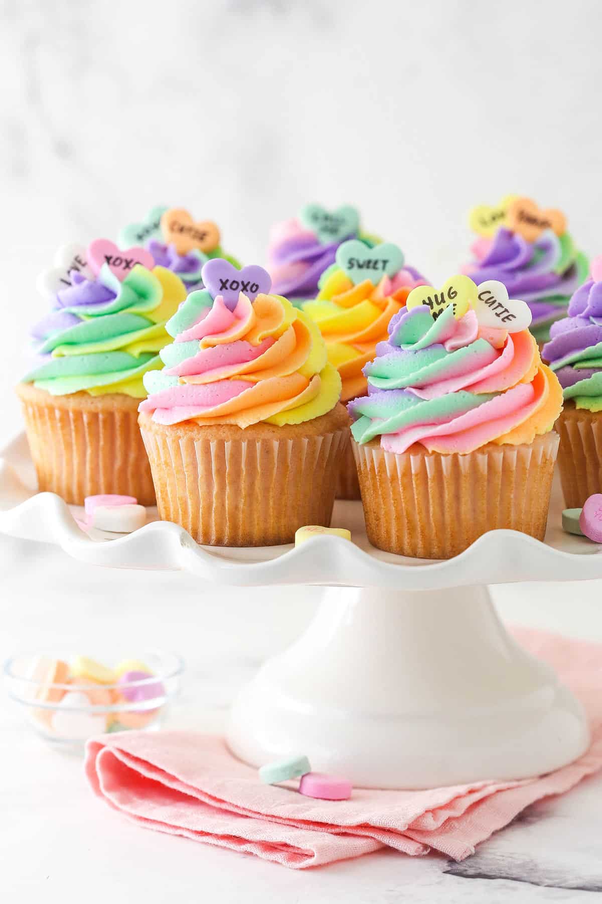 pretty colorful cupcake