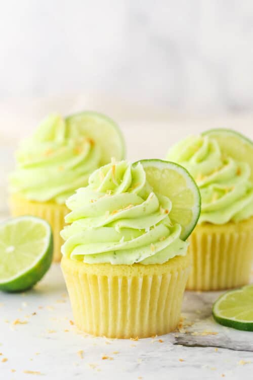 Key Lime Coconut Cupcakes | Coconut Cream Cakes & Key Lime Frosting