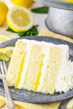 Lemon Mascarpone Layer Cake 