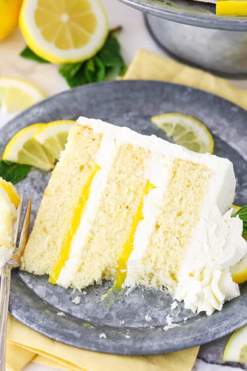 Lemon Mascarpone Layer Cake | MUST TRY Lemon Cake Recipe!