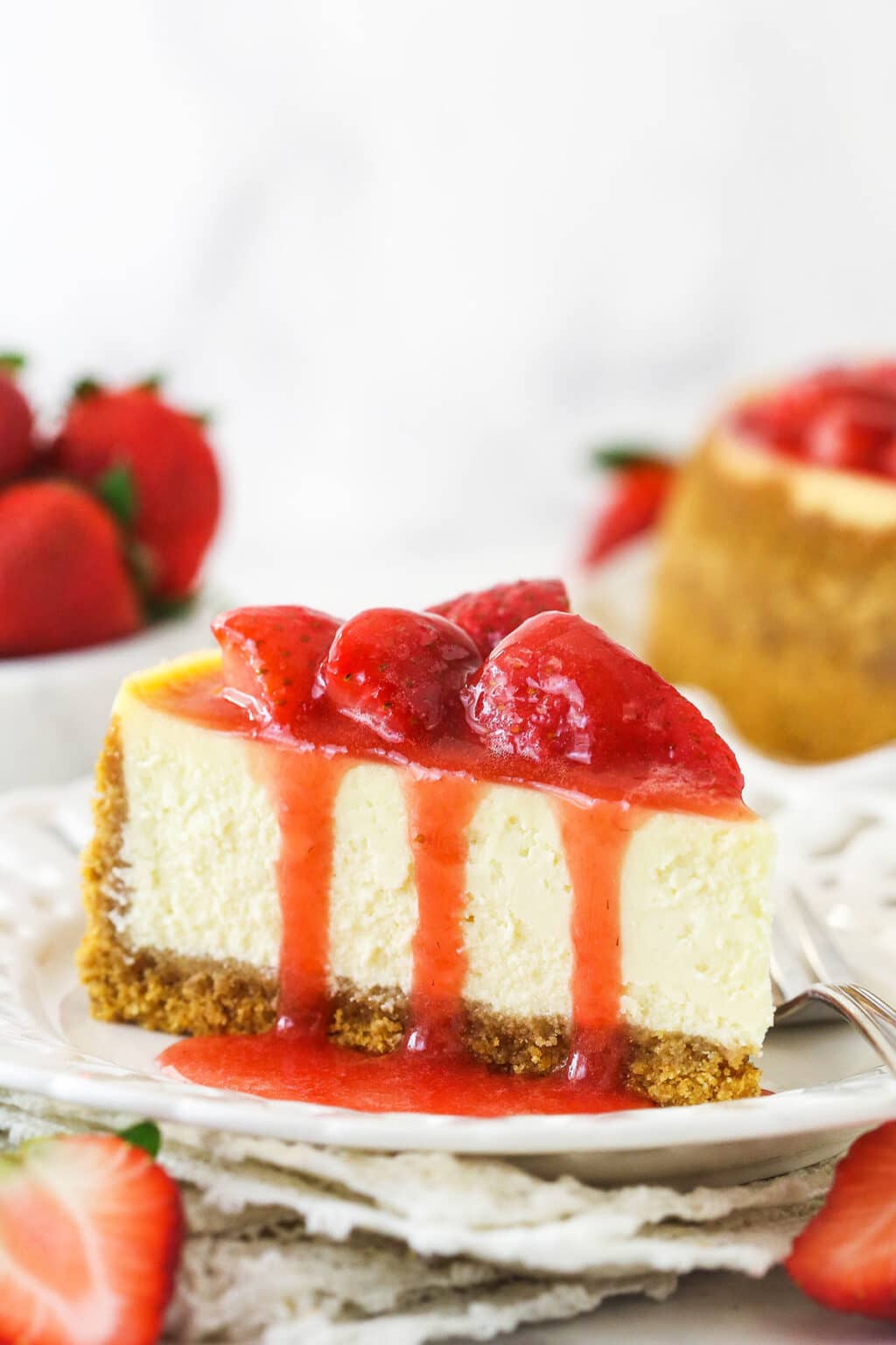 Strawberry Cheesecake | Life, Love and Sugar