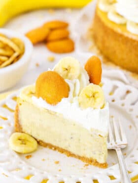 Creamy Banana Pudding Cheesecake | Life, Love and Sugar