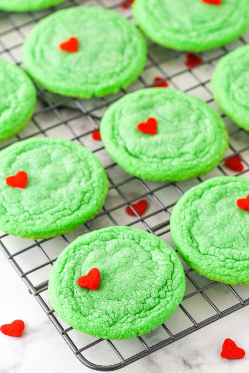 Grinch Cookies - Life Love and Sugar