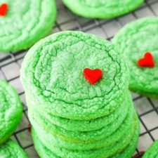 Green Grinch Cookies - Sweets by Elise