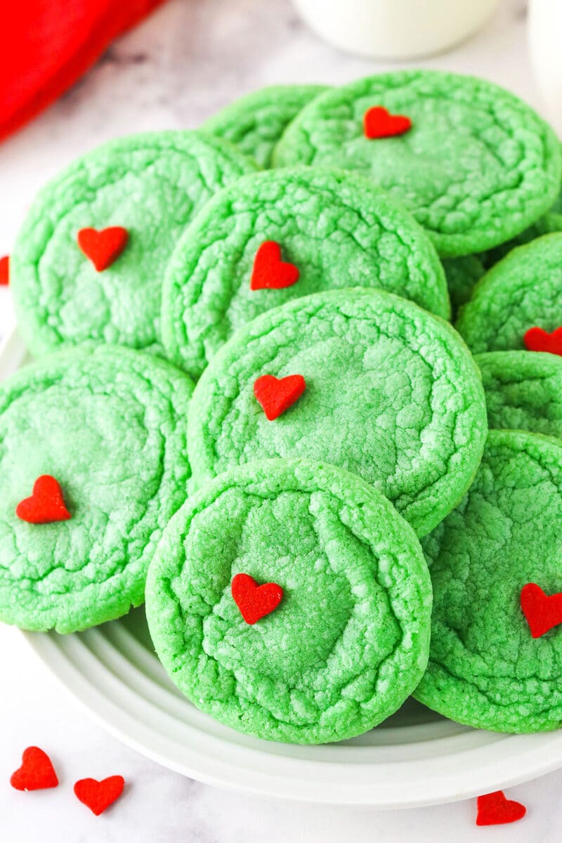 Grinch Cookies - Life Love and Sugar