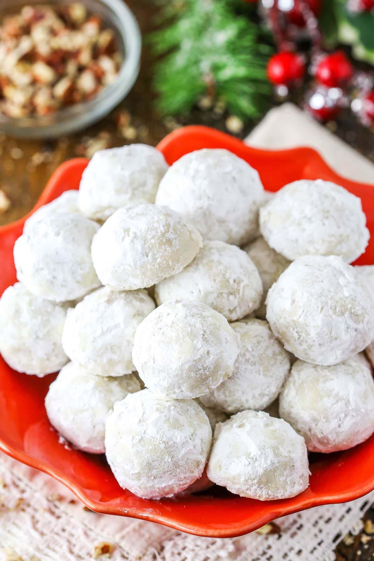 Russian Tea Cakes Recipe | Classic Christmas Snowball Cookies