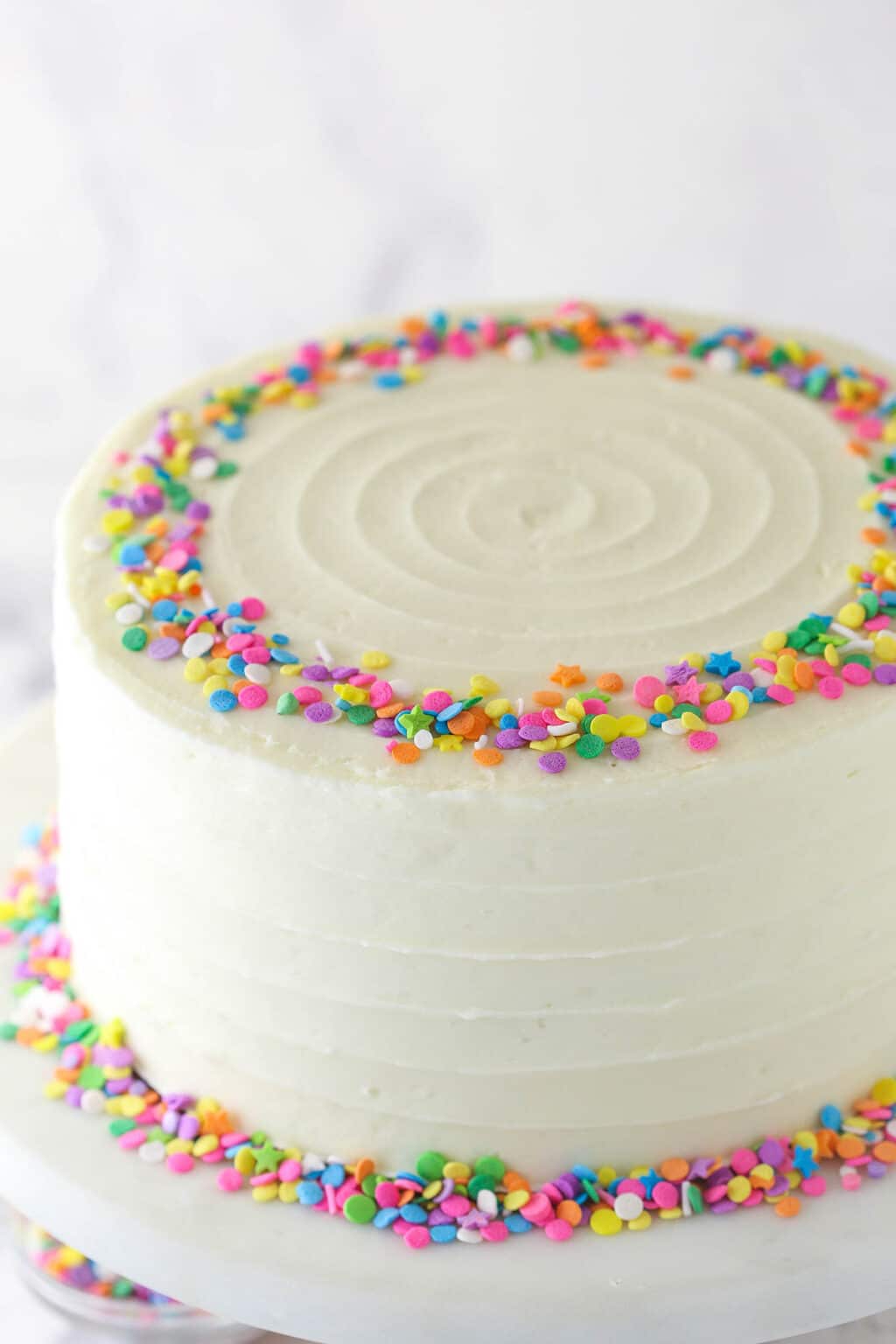 Moist Vanilla Layer Cake Recipe | Life, Love and Sugar