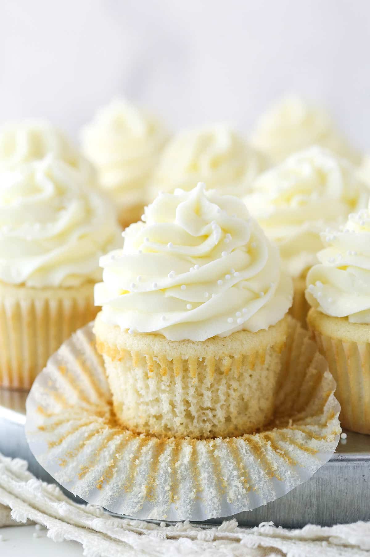 white cupcakes