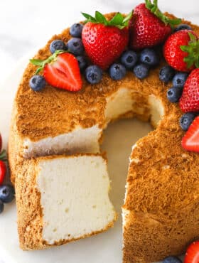 Homemade Angel Food Cake - The Country Cook